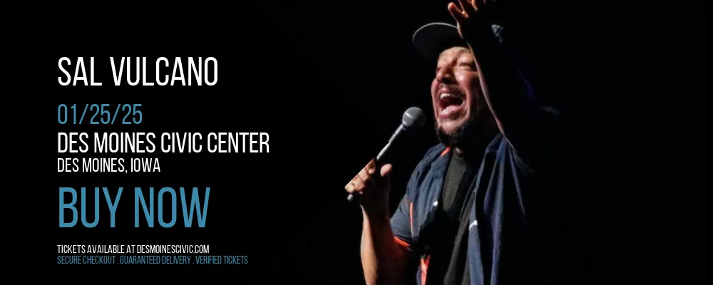 Sal Vulcano at Des Moines Civic Center